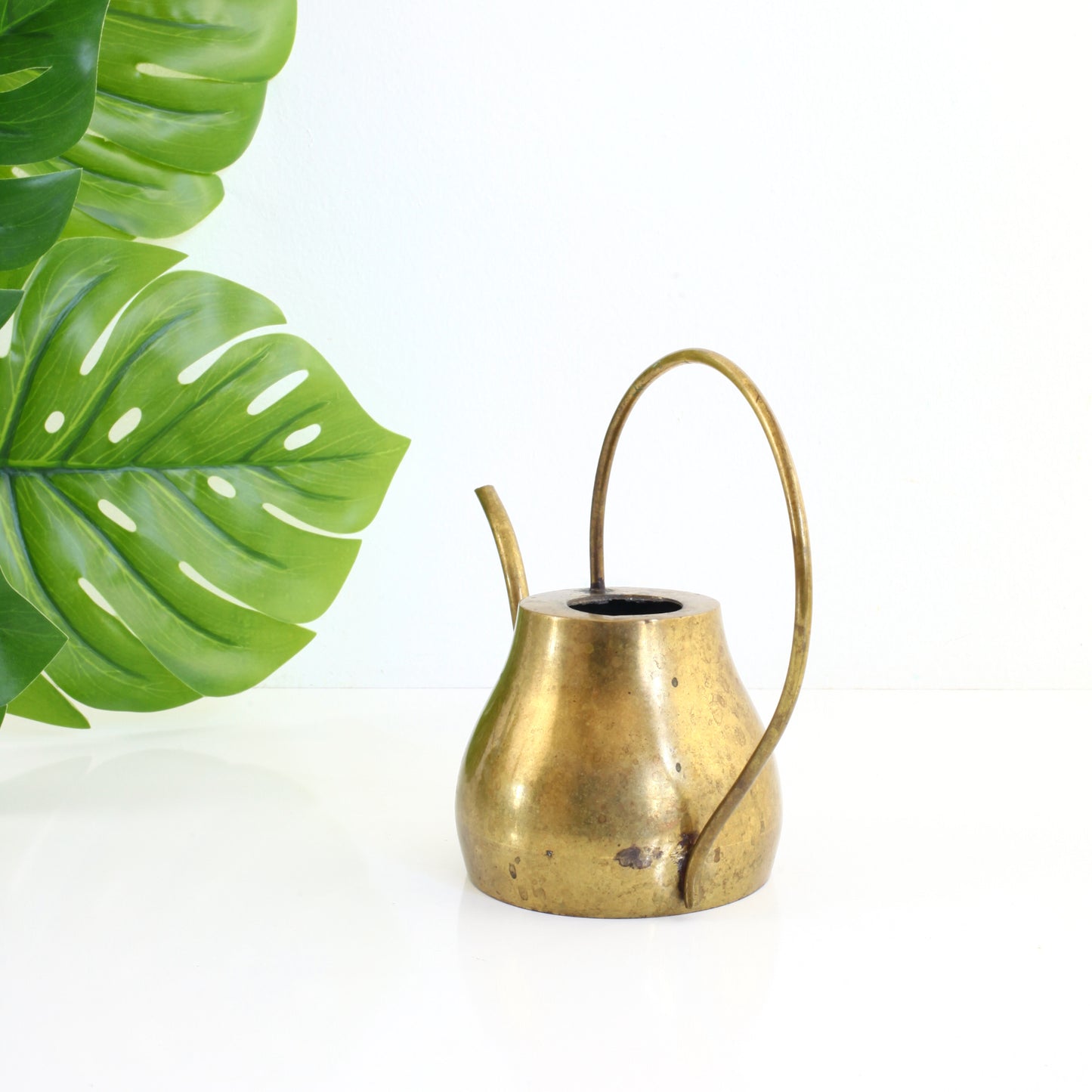 SOLD - Vintage Brass Watering Can