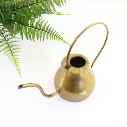 SOLD - Vintage Brass Watering Can