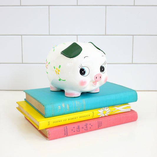 SOLD - Mid Century Ceramic Piggy Bank