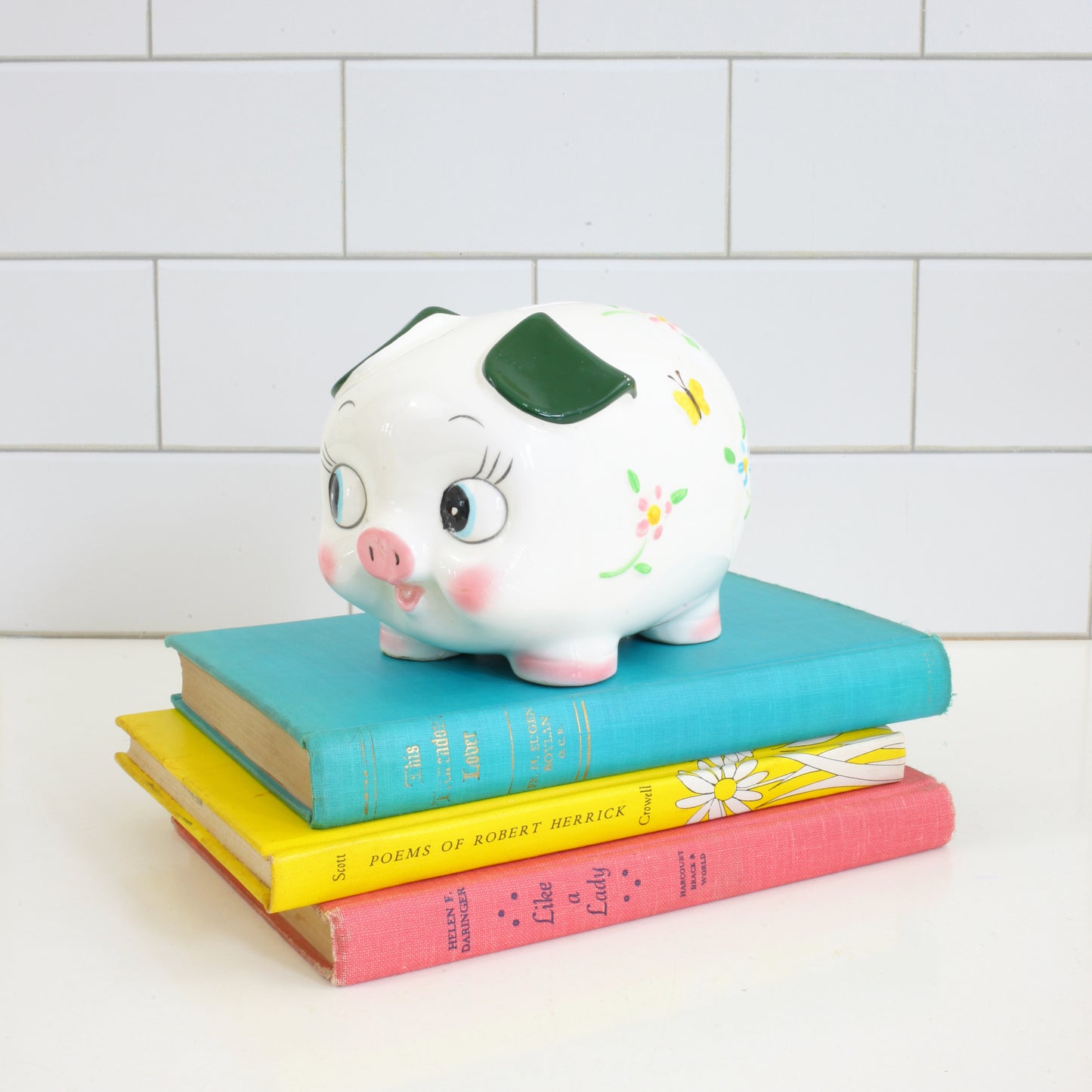 SOLD - Mid Century Ceramic Piggy Bank