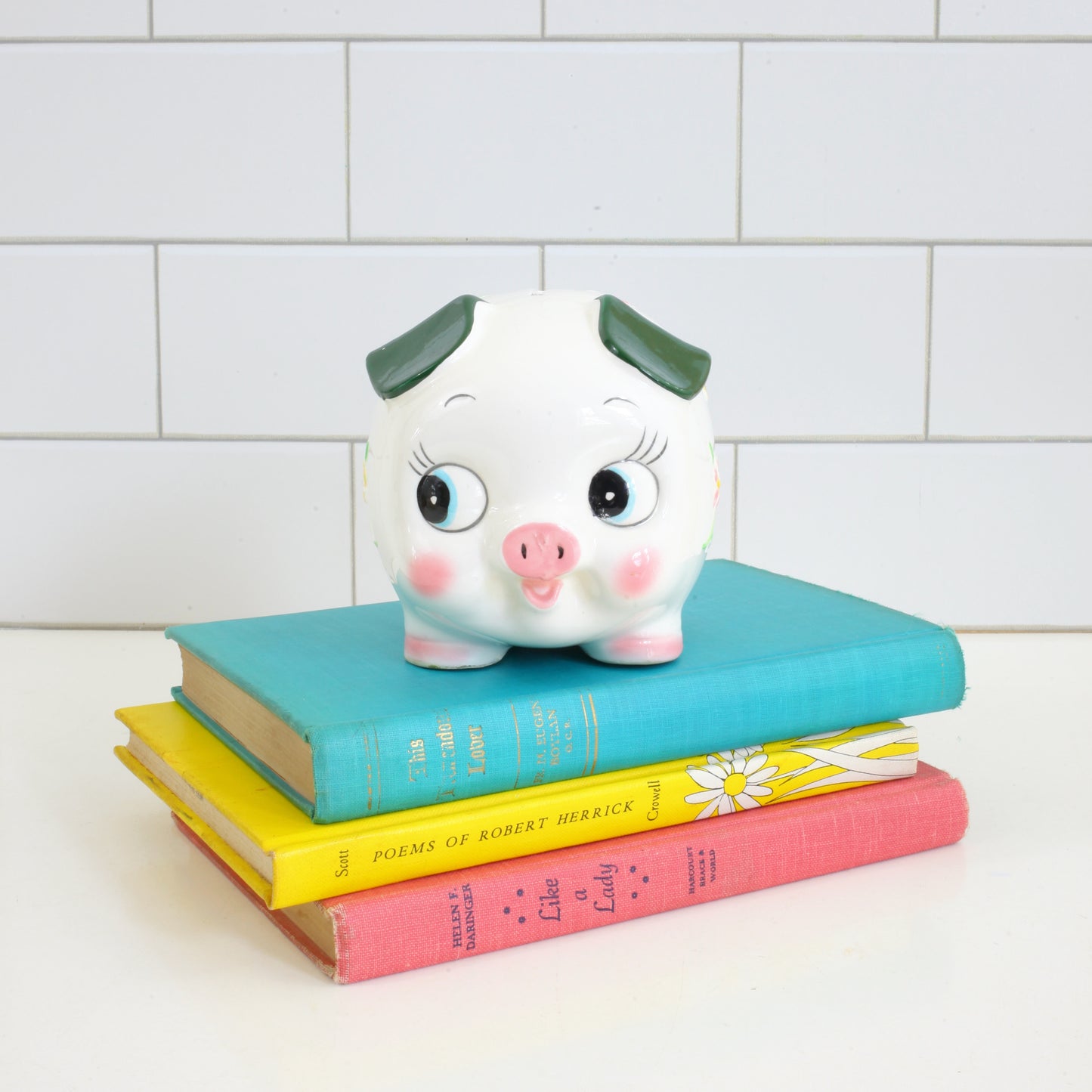 SOLD - Mid Century Ceramic Piggy Bank