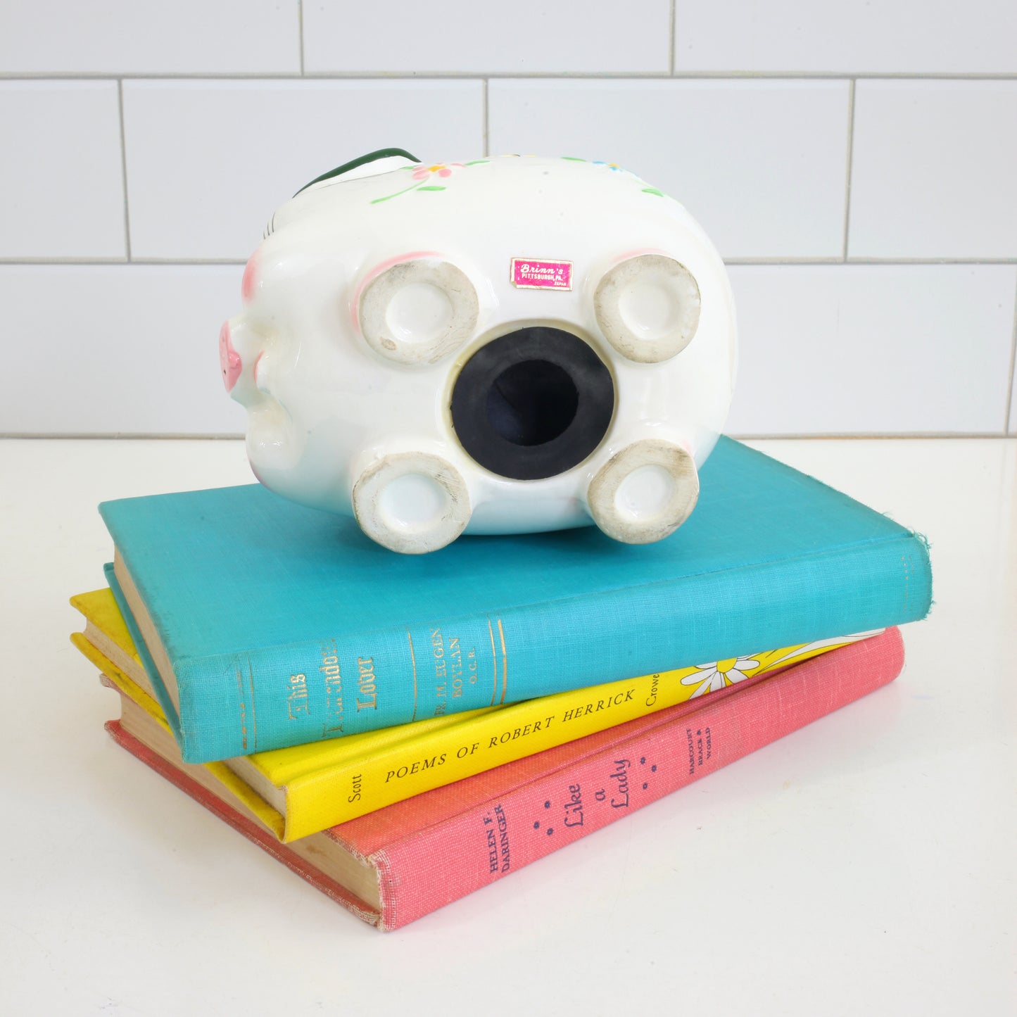 SOLD - Mid Century Ceramic Piggy Bank