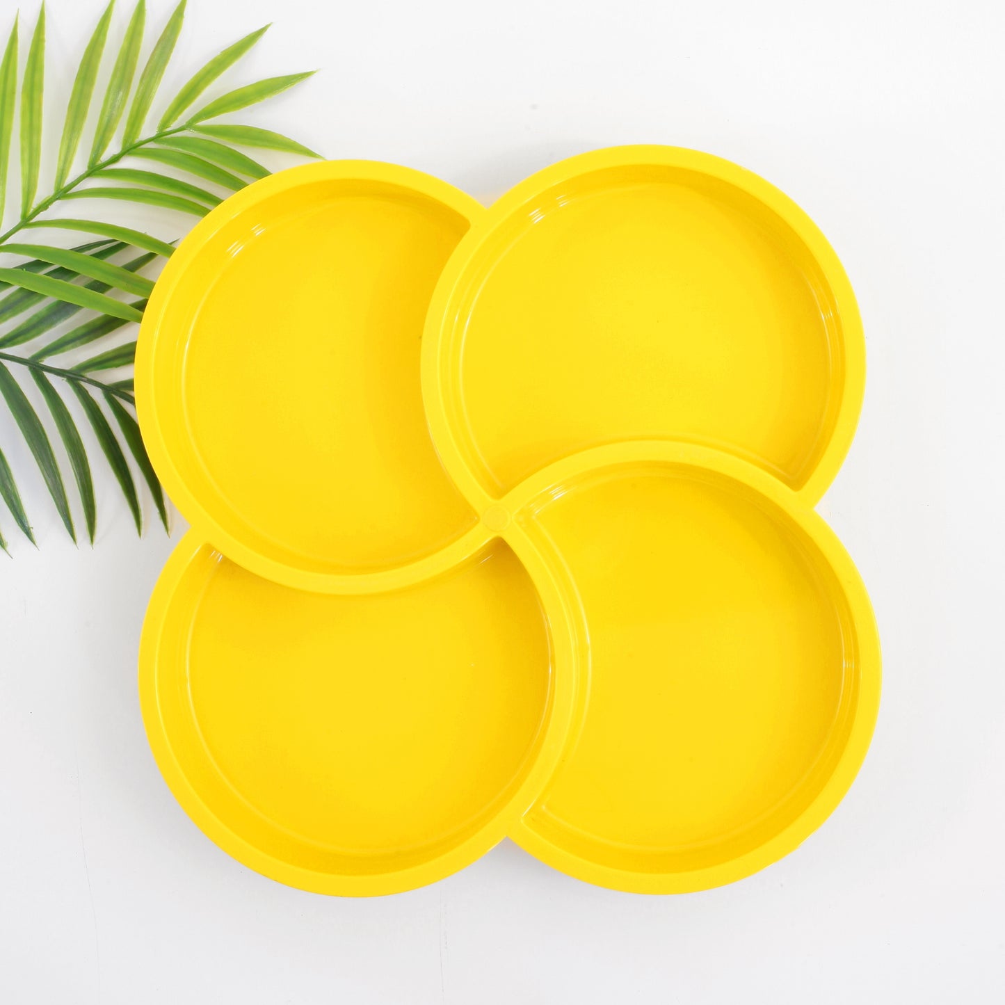 SOLD - Mid Century Modern Yellow Dansk Clover Dish by Gunnar Cyren