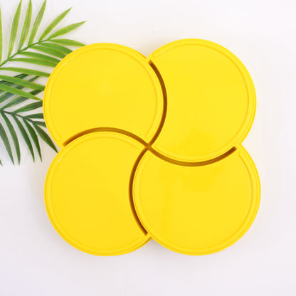 SOLD - Mid Century Modern Yellow Dansk Clover Dish by Gunnar Cyren