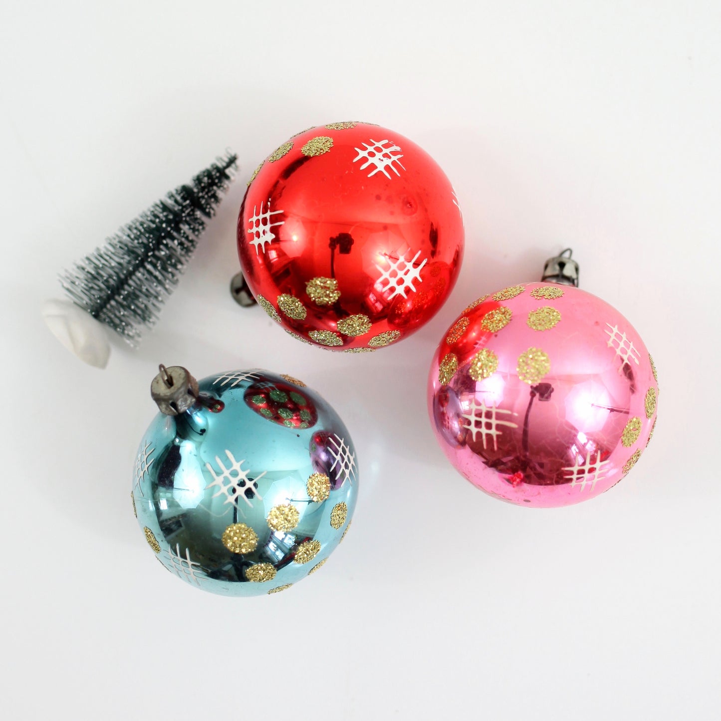 SOLD - Mid Century Modern Christmas Ornaments from Poland