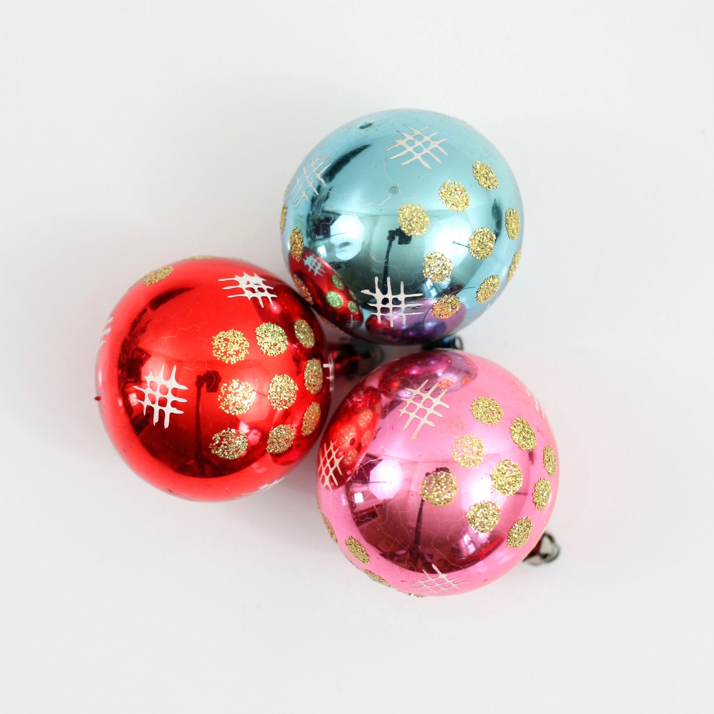 SOLD - Mid Century Modern Christmas Ornaments from Poland