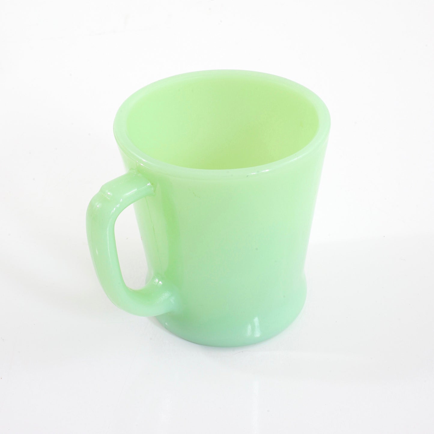 SOLD - Mid Century Jadeite Fire King Mug