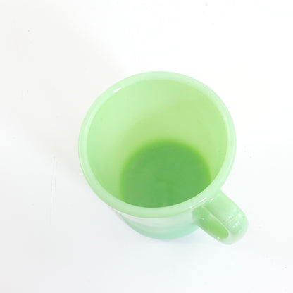 SOLD - Mid Century Jadeite Fire King Mug