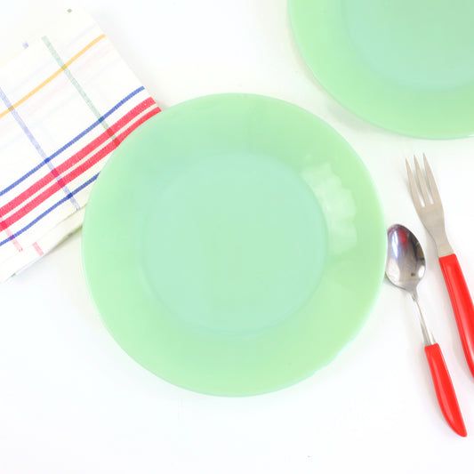 SOLD - Vintage Fire King Jadeite Restaurant Ware Plate