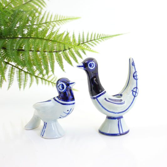 SOLD - Vintage Søholm Denmark Bird Candleholders by Gerd Hiort Petersen