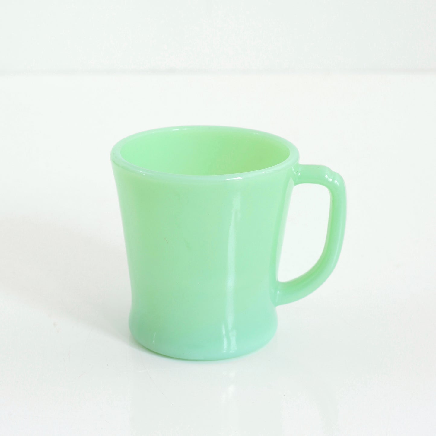 SOLD - Mid Century Jadeite Fire King Mug