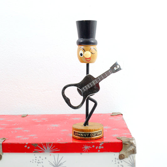 SOLD - Vintage Johnny Guitar Magnetic Bottle Opener