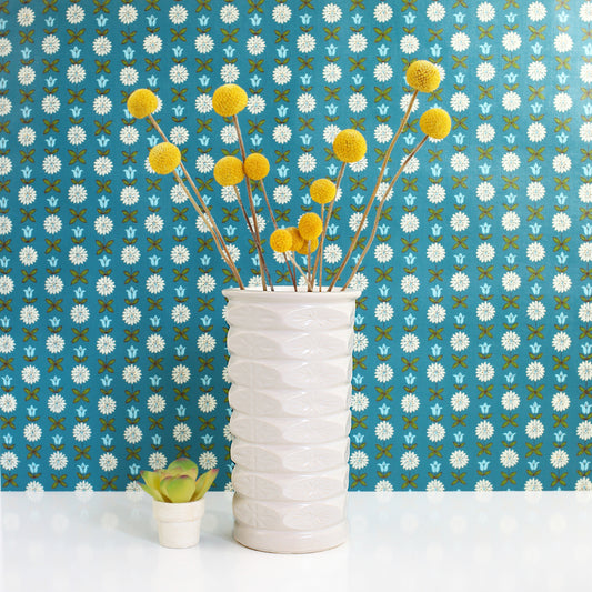 SOLD - Mid Century McCoy Floraline Starburst Vase