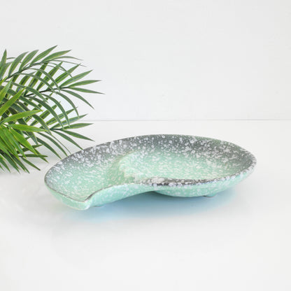 SOLD - Mid Century Modern Mint Green Speckled Ash Tray