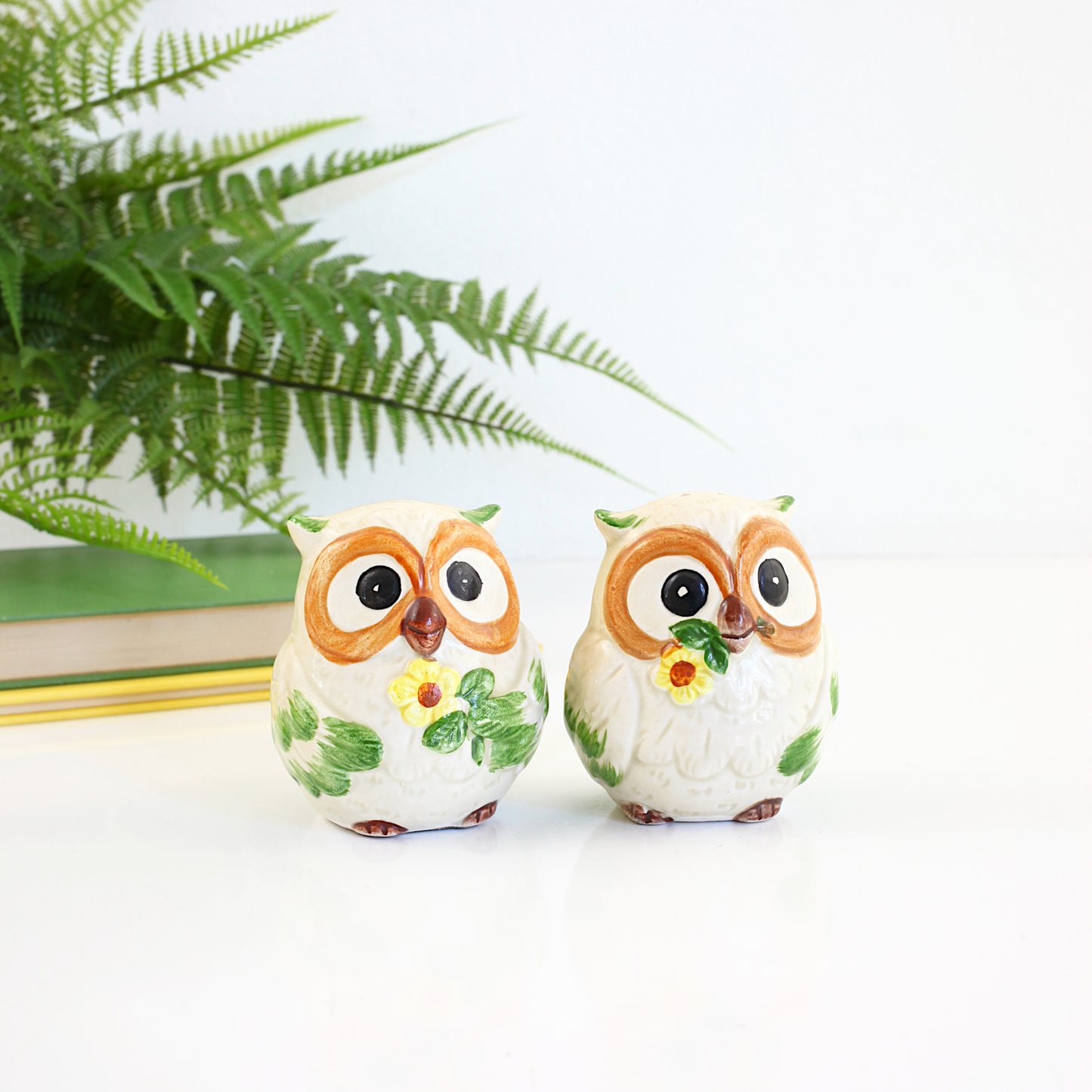 SOLD - Vintage Norcrest Owls Salt & Pepper Shakers