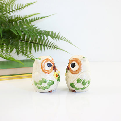 SOLD - Vintage Norcrest Owls Salt & Pepper Shakers