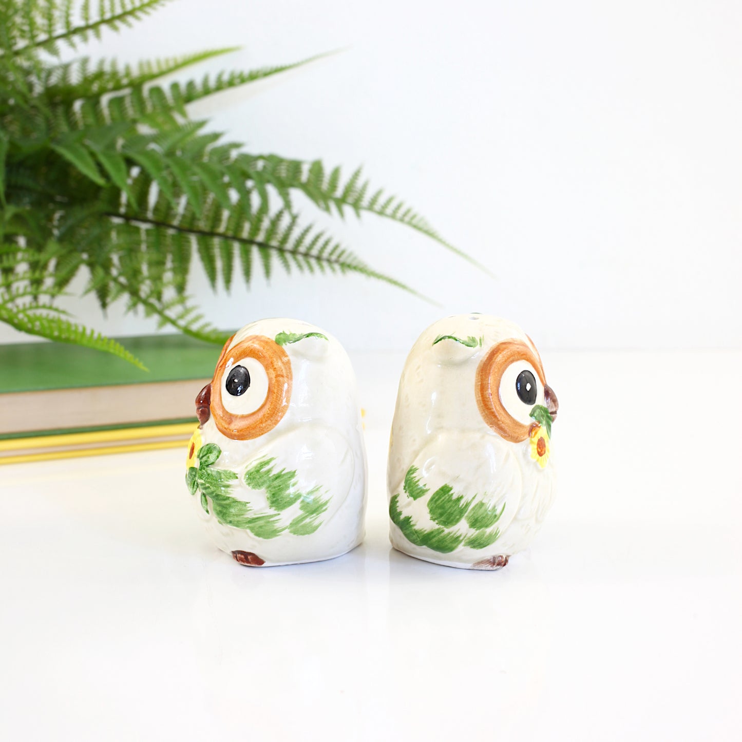 SOLD - Vintage Norcrest Owls Salt & Pepper Shakers