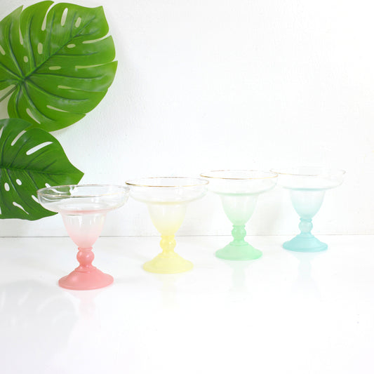 SOLD - Mid Century Blendo Margarita Glasses