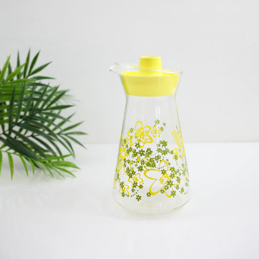 SOLD - Vintage Crazy Daisy / Spring Blossom Pyrex Juice Carafe