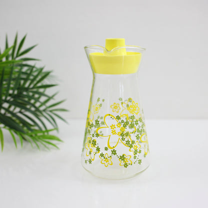 SOLD - Vintage Crazy Daisy / Spring Blossom Pyrex Juice Carafe