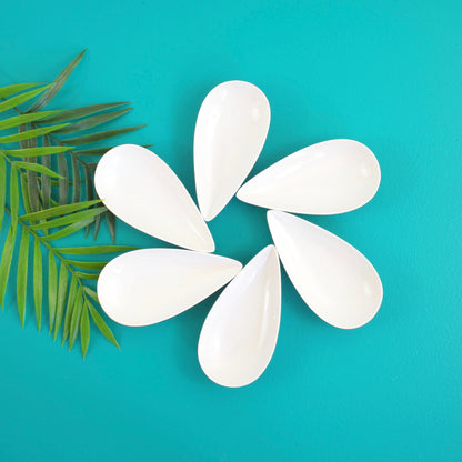 SOLD - Mid Century Rosenthal Puzzleschale White Teardrop Dishes