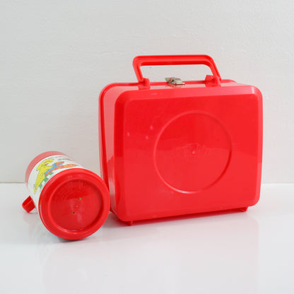 SOLD - Vintage 80s Sesame Street Lunchbox & Thermos