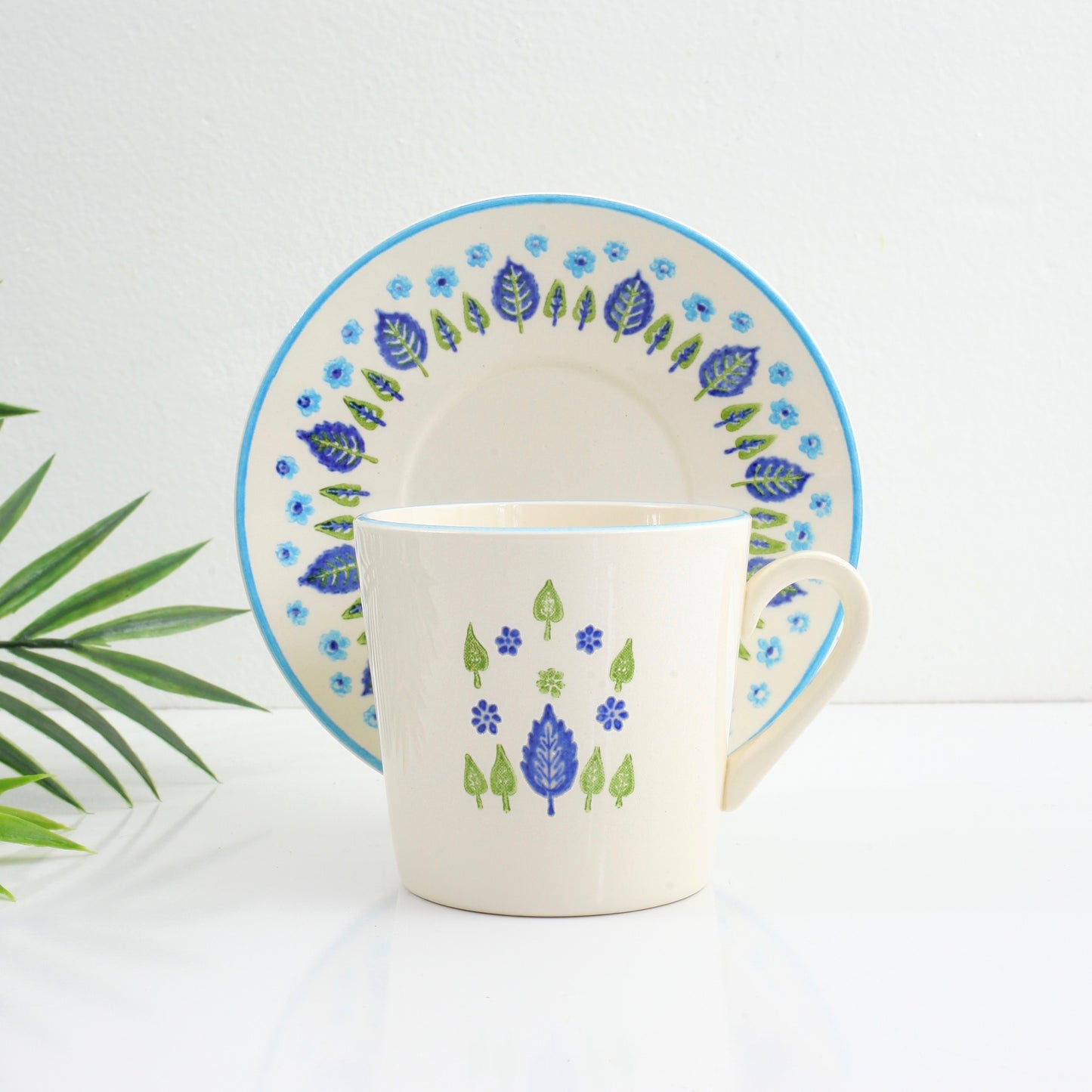 Mid Century Swiss Alpine Cup & Saucer