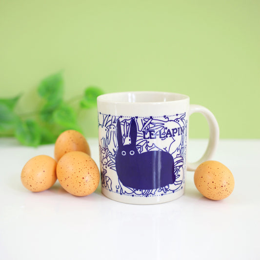 SOLD - Vintage Taylor & Ng Rabbit Mug / 1979 'Rabbit Orgy' Coffee Mug