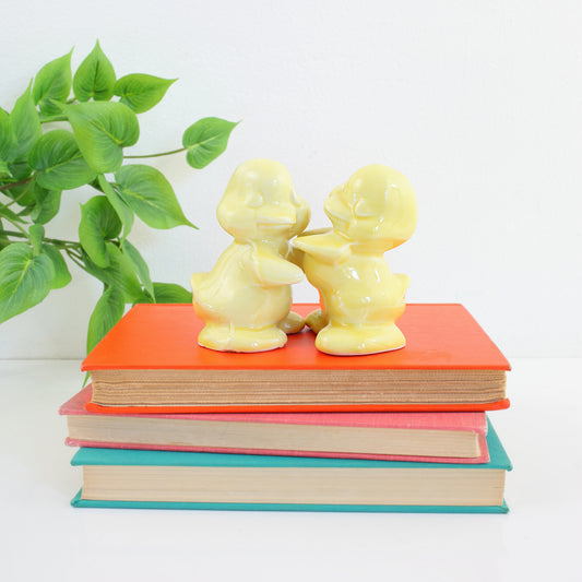 SOLD - Vintage Van Tellingen Hugging Ducks Salt & Pepper Shakers