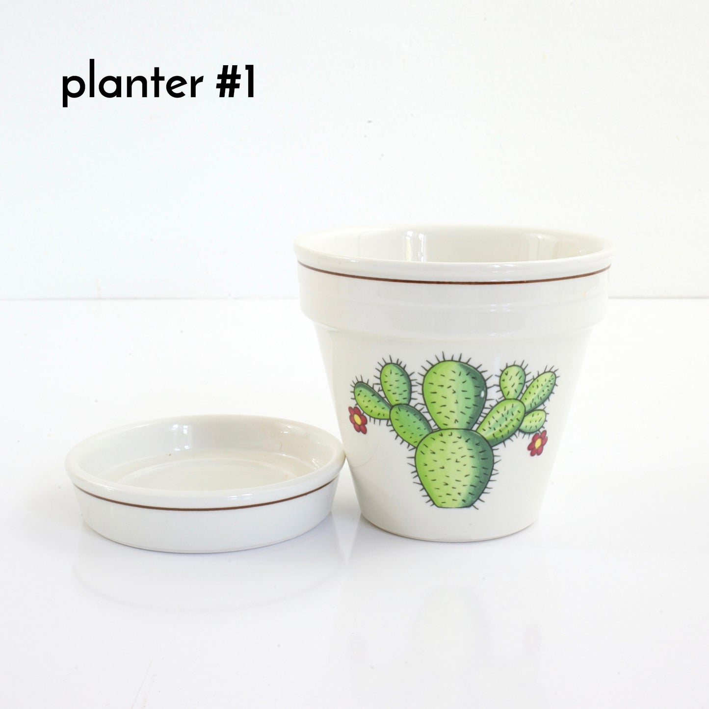 SOLD - Vintage Villeroy & Boch Botanica Cactus Planter