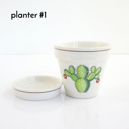 SOLD - Vintage Villeroy & Boch Botanica Cactus Planter
