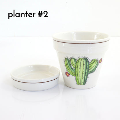 SOLD - Vintage Villeroy & Boch Botanica Cactus Planter