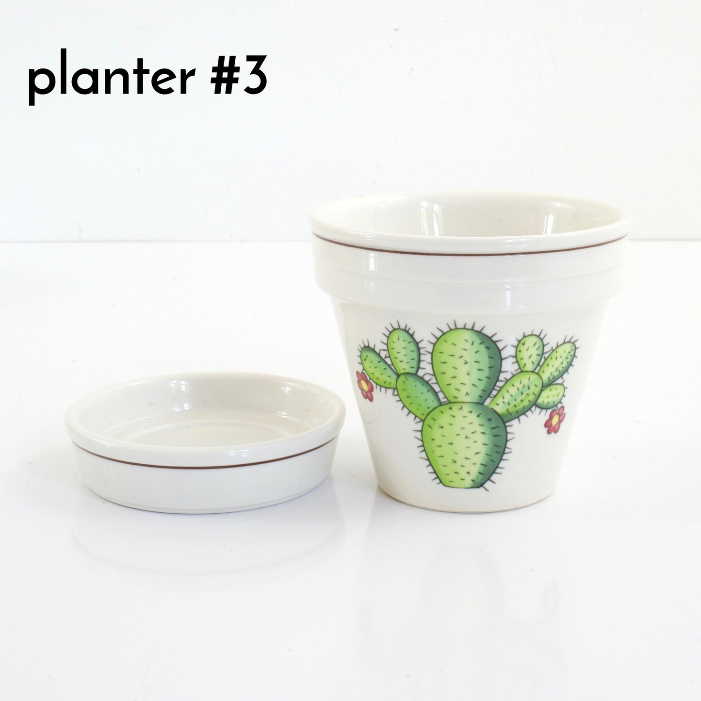 SOLD - Vintage Villeroy & Boch Botanica Cactus Planter