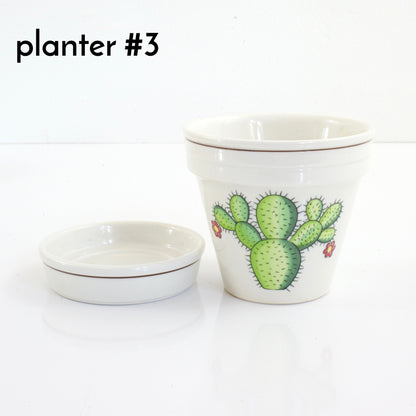 SOLD - Vintage Villeroy & Boch Botanica Cactus Planter