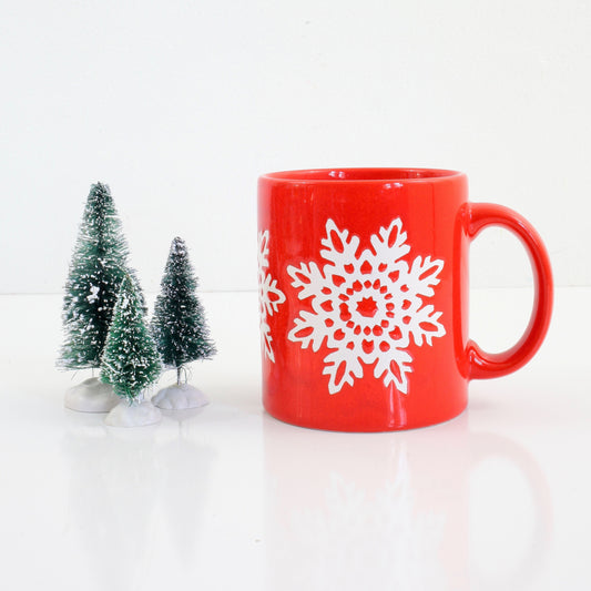 SOLD - Vintage Waechtersbach Germany Snowflakes Mug