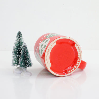 SOLD - Vintage Waechtersbach West Germany Christmas Ornaments Mug