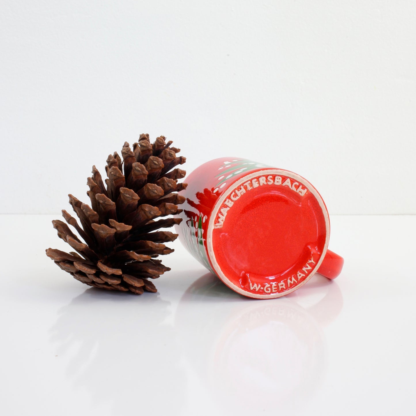 SOLD - Vintage Waechtersbach West Germany Christmas Tree Mug (Large Trees)