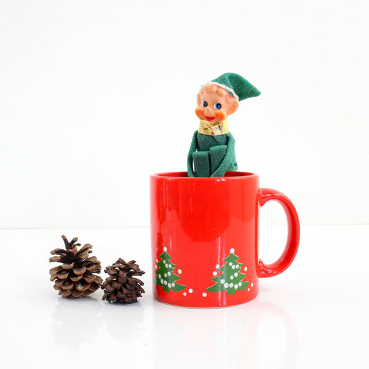 SOLD - Vintage Waechtersbach West Germany Christmas Tree Mug (Small Trees)