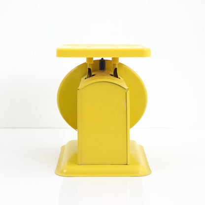 SOLD - Vintage Yellow American Family Kitchen Scale