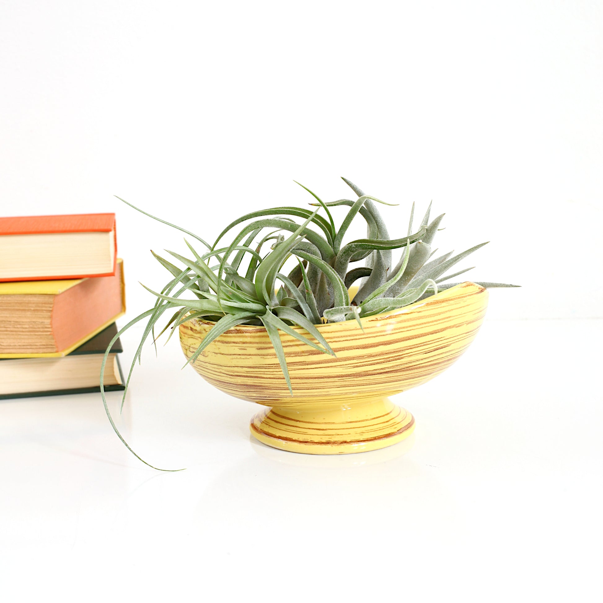 mccoy plant pots Vintage McCoy Yellow Harmony Planter – Wise Apple Vintage