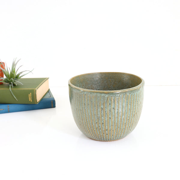 SOLD Vintage Zanesville Pottery Planter Wise Apple Vintage